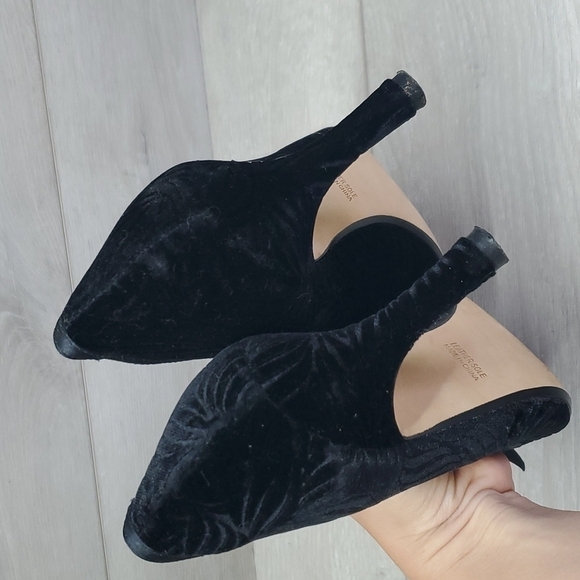 J.Renee Womens Velvet Dress Shoes Y2K sz 8.5W - Picture 6 of 13